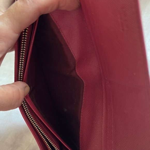 Prada Pink Saffiano Leather Wallet - Picture 12 of 15